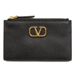 MUST IT_[몬플]  금장 로고 지퍼 카드 지갑 2W2P0W17