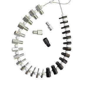 26개 세트 나사 게이지 너트 및 볼트 측정기 인치 M 규격 범용 정밀 경량 도구