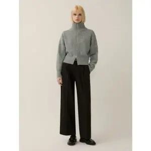 [갤러리아] [겨울]캐주얼 하이넥 집업 니트 가디건