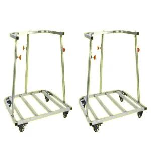 포대 분리수거대 바퀴 자루 쓰레기 고정 톤백마대거치대 마대걸이