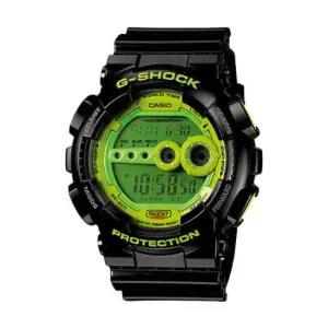 지샥 GD-100SC-1D 빅페이스 하이퍼컬러 디지털 남성 우레탄 시계