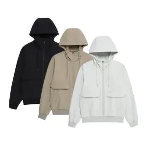 2025 FW 내셔널지오그래픽 아르켈론 더블웜 기모 우븐 후드 집업 N254UFT050