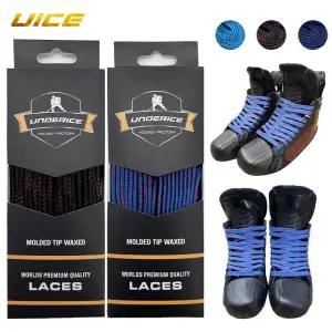 하키용품 84-130인치 아이스 하키 스케이트 끈 신발 레이서 듀얼 레이어 브레이드 왁스 팁 박스 포장