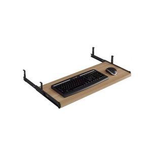 받침대 컴퓨터 키보드 키보드받침대 레일 슬라이스 블랙 키보드트레이 플랫 55x24cm