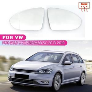 Volkswagen 호환 vw 호환 골프 7 VII MK7 MQB 5G 2013-2019 교체용 좌우 백미러 가열 외부 광각 유리
