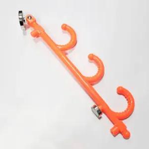 멀티 전선거치대 3단 피스조정 자석식 안전모걸이대 현관 우산걸이