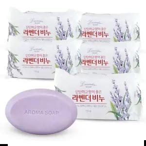 동서씨앤지 향이 좋은 라벤더 세수 비누 150g 5개