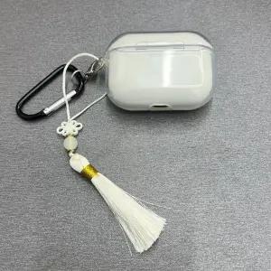 한복 노리개 키링 화이트