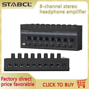S-800 8 채널 헤드폰 앰프 오디오 스테레오 모노