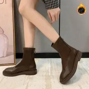 [라일리] Rly 기모 부츠 방한 슈즈 여자 보온 2컬러 신발 겨