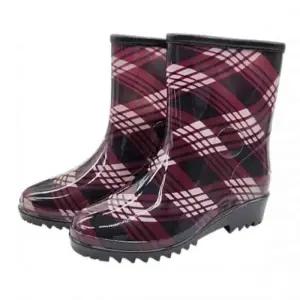 [라일리] Rly 작업용장화 방수장화 여자용 체크 단장화 260
