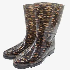 [라일리] Rly 작업용장화 갯벌장화 여자용 플라워 반장화 225