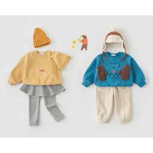 [베베르망] (아동)뽀송베어맨투맨[티셔츠BFJP347B]