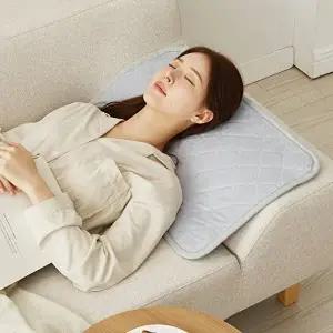 [눕자]눕자 다용도 카본 탄소 온열찜질기 소프트극세사 그레이 중형 40X60