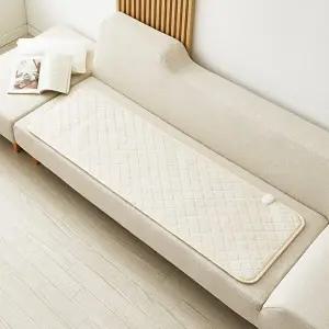 [눕자]눕자 카본 탄소매트 전기요장판 소프트극세사 베이지 초미니싱글 50X155