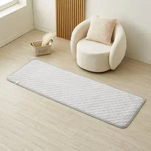 [눕자]눕자 카본 탄소매트 전기요장판 소프트극세사 그레이 미니싱글 70X190