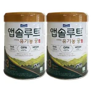 매일유업 앱솔루트 프리미엄 유기농 궁 분유 3단계 800g 2개 / 써클