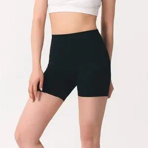 [아우트]레깅스 블랙 요가복하의 반바지 3부 1P