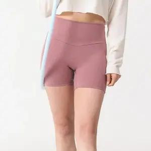 [아우트]레깅스 핑크 여성레깅스 반바지 3부 1P