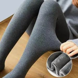 [아우트]도톰 골지 따뜻한레깅스 유발 기모 레깅스