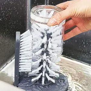 [골드스마일]흡착식 컵 세척솔 컵솔 양면 병솔 물병 컵세척