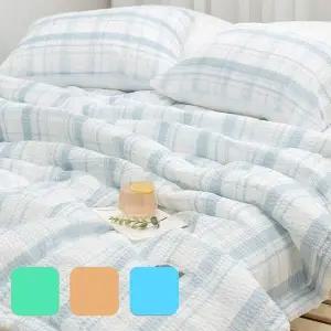 [골드스마일]레브니 시어서커 여름 냉감 누빔이불 SS 3컬러