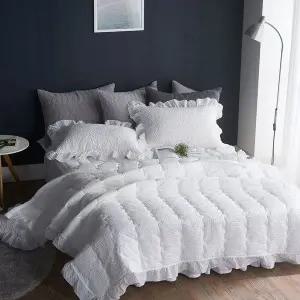 [골드스마일]프릴린 리플 아사 여름 냉감 누빔이불 Q