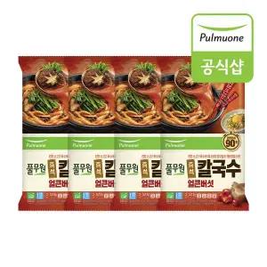 풀무원 얼큰버섯칼국수 2인 367.8g X4개