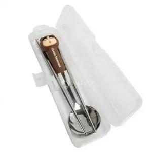 [골드스마일]어린이 캐릭터 코스튬 이유식 유아 스푼 입체 이유식그릇