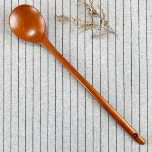 [골드스마일]어린이 서빙 우드 샐러드 옻칠 스푼 이유식 유아 이유식그릇