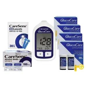 [셀러허브]녹십자 글루코케어 혈당계+ 혈당지200+솜100+침110 D (S40835124)
