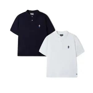 [후아유] (2PACK)Steve PQ Collar T-shirt / WHHAF2451U
