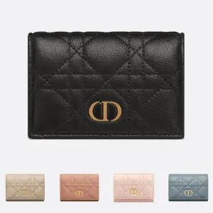 [ 한정판매 재고임박] 디올 카로 글리신 반지갑 까나쥬 전색상 S5132UWHC M900