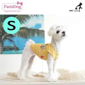 패리스독 이모션 티셔츠 (옐로우) (S) (WFKLZ5W)