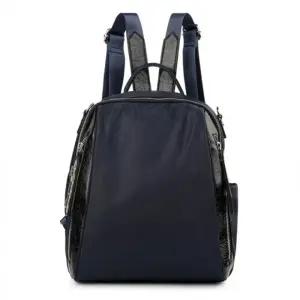 라탄 복조리 나일론 가방 여성백팩