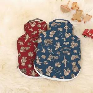 보온물주머니 0.8L+토이패턴 면커버