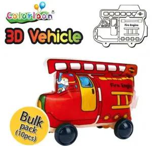 컬러룬 탈것 소방차 10개입 색칠 미술 풍선 장난감 컬러룬 탈것 소방차 10개입 색칠 미술 풍선 장난감