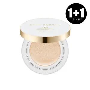 [1+1][미샤] 세이프 블록 RX 커버 톤업 선쿠션 SPF50＋/PA＋＋＋＋