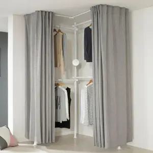 왕자 노블리안_코너형드레스룸_3P_밀폐기본형_909_행거