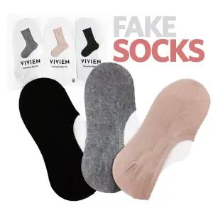 [롯데백화점]비비안 여성 페이크삭스 SI5008