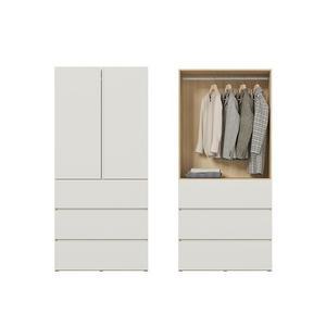 한샘 바이엘 소프트 옷장 크림화이트 90cm(높이216cm) 데일리서랍형