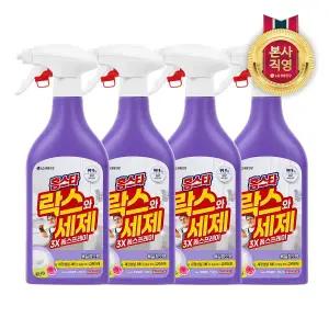 [엘지생활건강]홈스타 락스와세제 3X 폼 스프레이 후로랄향 500ML x 4개