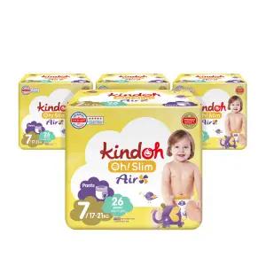 [킨도] NEW 오슬림 에어 팬티형 기저귀 7단계 특점보 26매x4팩