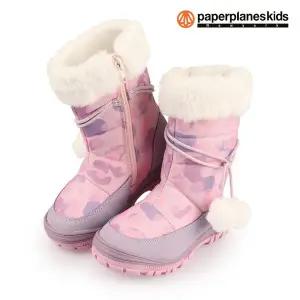 [페이퍼플레인키즈]어린이 털 부츠 아동 여아 유아 패딩 겨울 PK8219