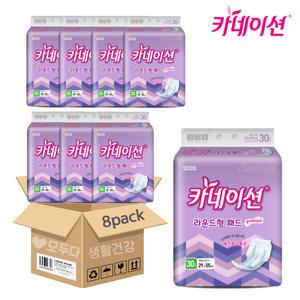 카네이션 라운드형 패드 고급 속기저귀 성인용기저귀 30매입 x 8팩(240매)