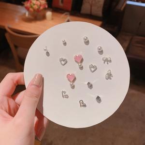 14개 은침 실버 925 귀걸이 데일리 유니크 귀걸이세트