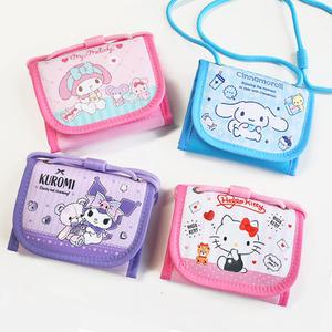10000 산리오 캐릭터즈 벨크로 3단 목걸이 지갑 ver.2 카드 동전지갑 어린이선물