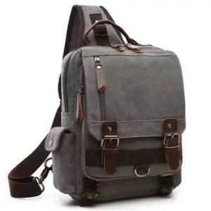 남자 크로스백 메신저백 캔버스가방 직장인 대학생 슬링백 힙색 여행용가방 숄더백