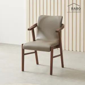 노블 고무나무 원목 식탁 의자 카페 인테리어 체어_무료배송