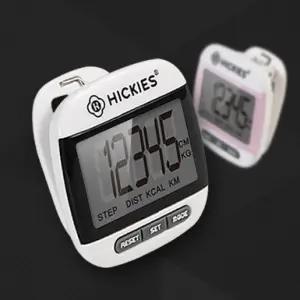 히키스 칼로리 측정 만보기 기계 클립형 이동거리 측정 만보계